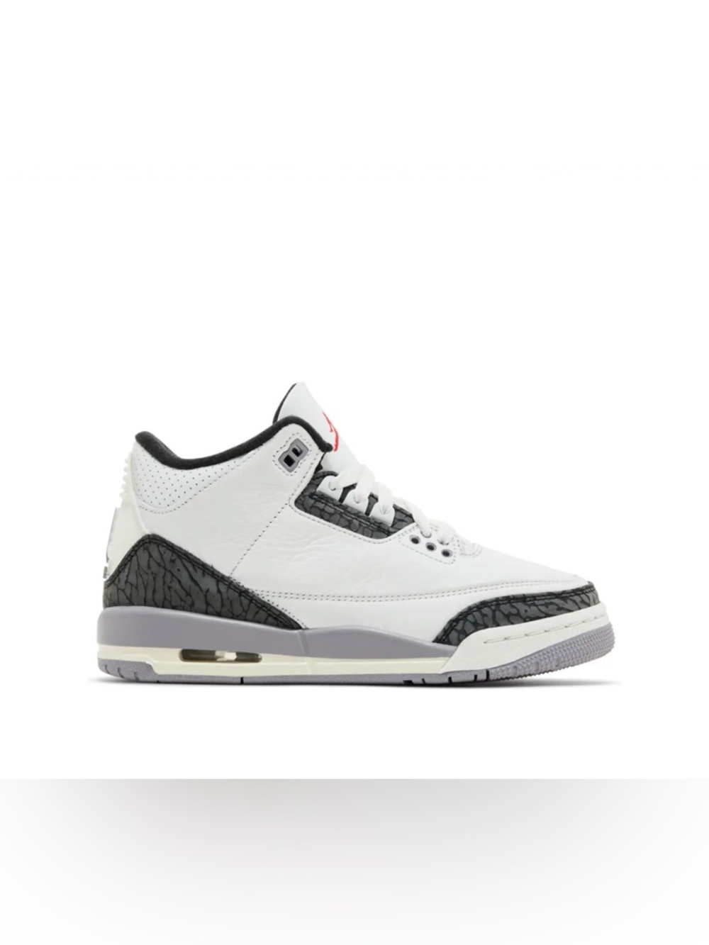 Air Jordan Retro 3 Big Kids 5.5 Youth Sneakers Cement White Elephant